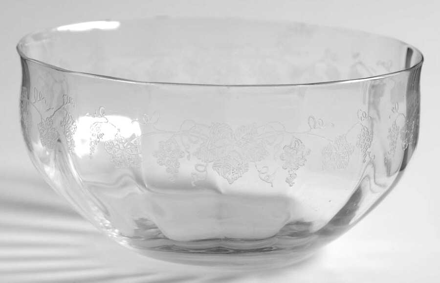 Vintage (Etched, Optic) Finger Bowl by Fostoria-1