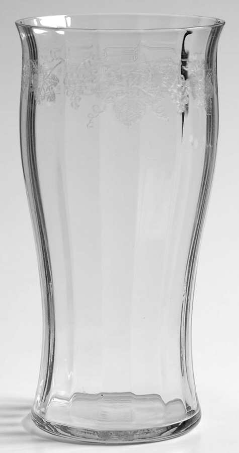 Vintage (Etched, Optic) 9 Oz Flat Tumbler by Fostoria-1