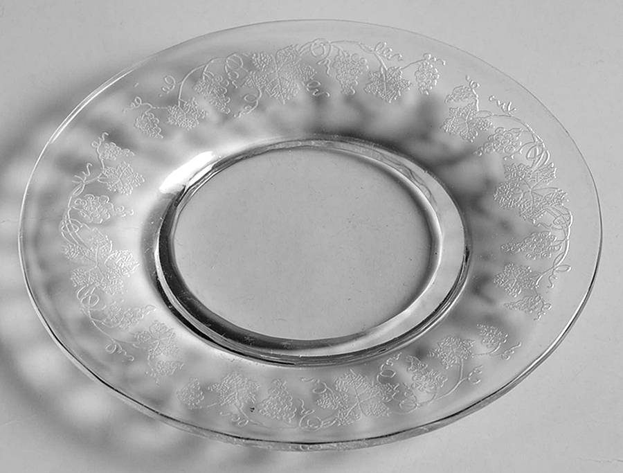 Vintage (Etched, Optic) 5" Bread & Butter Plate by Fostoria-1