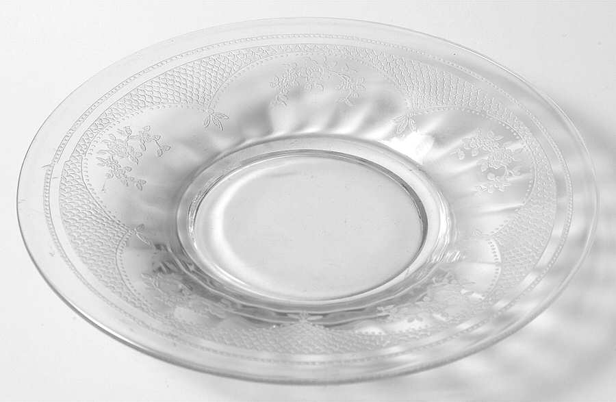 Virginia Clear (Older, Etched) Bread & Butter Plate by Fostoria-1