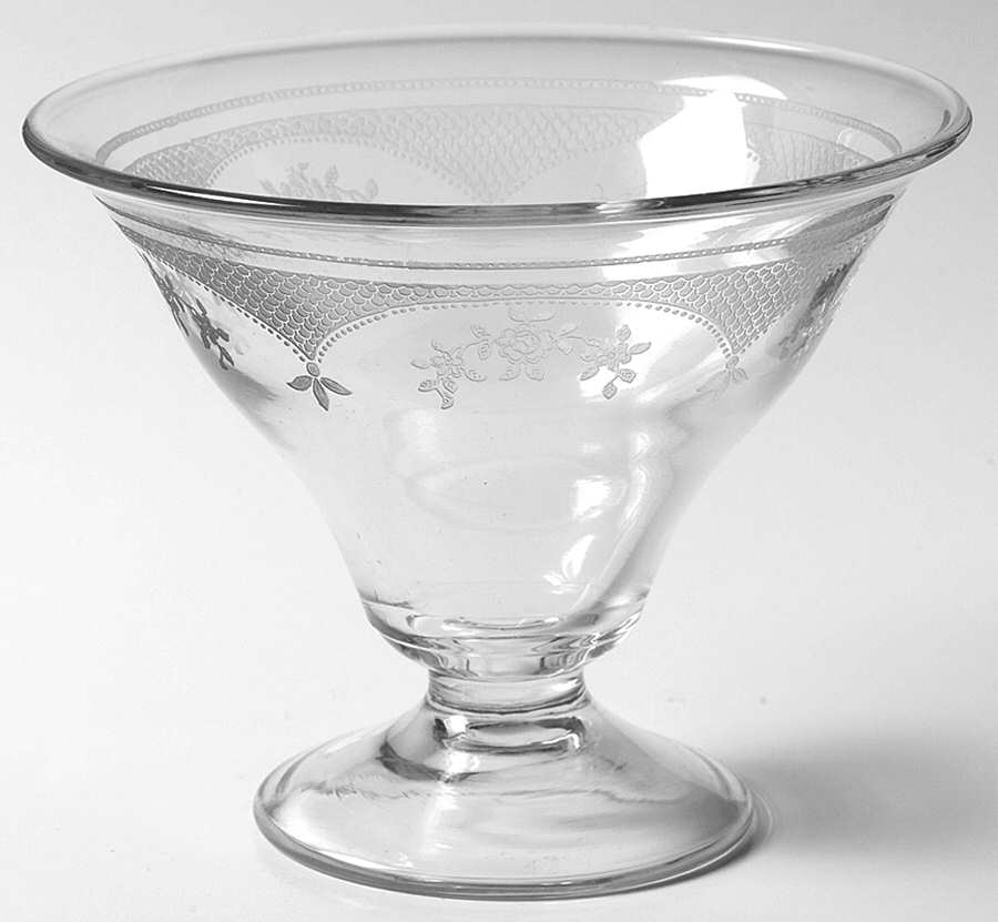 Virginia Clear (Older, Etched) Mayonnaise Bowl, Bowl Only by Fostoria-1