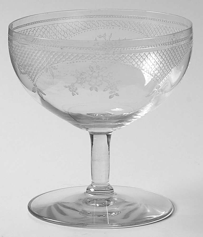 Virginia Clear (Older, Etched) Low Sherbet by Fostoria-1