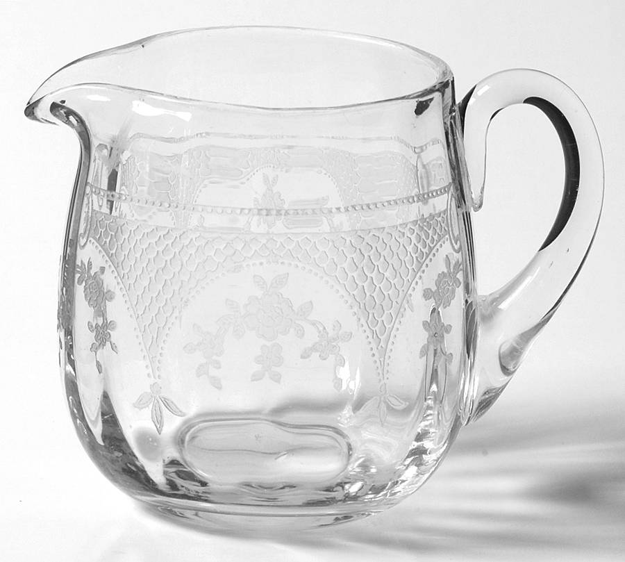 Virginia Clear (Older, Etched) Creamer by Fostoria-1