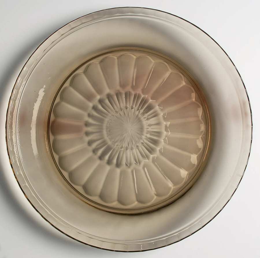 Virginia Brown Dinner Plate by Fostoria-1