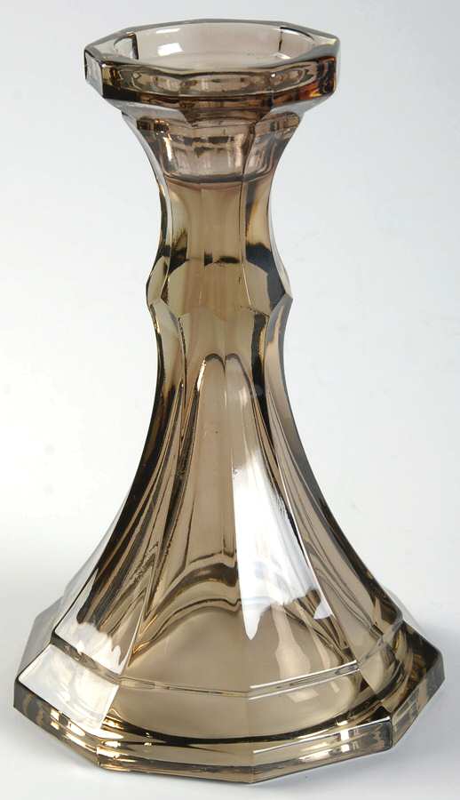 Virginia Brown Tall Single Light Candlestick by Fostoria-1