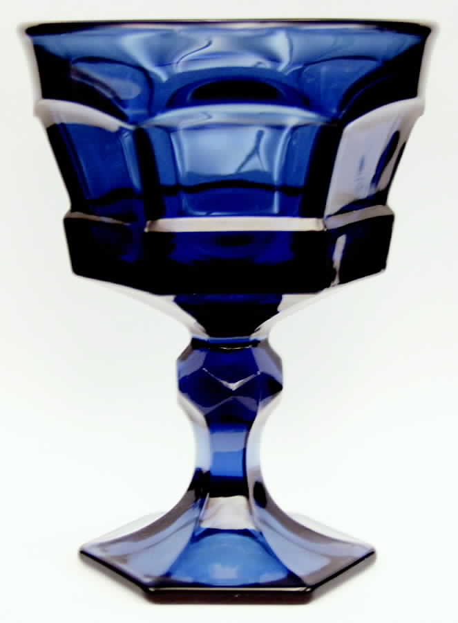 Virginia Dark Blue Champagne/Tall Sherbet by Fostoria-1