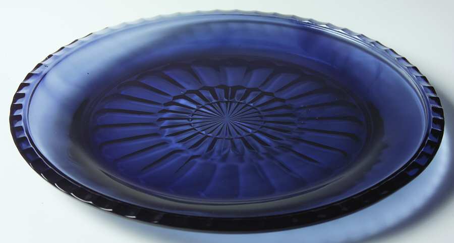 Virginia Dark Blue Dinner Plate by Fostoria-1
