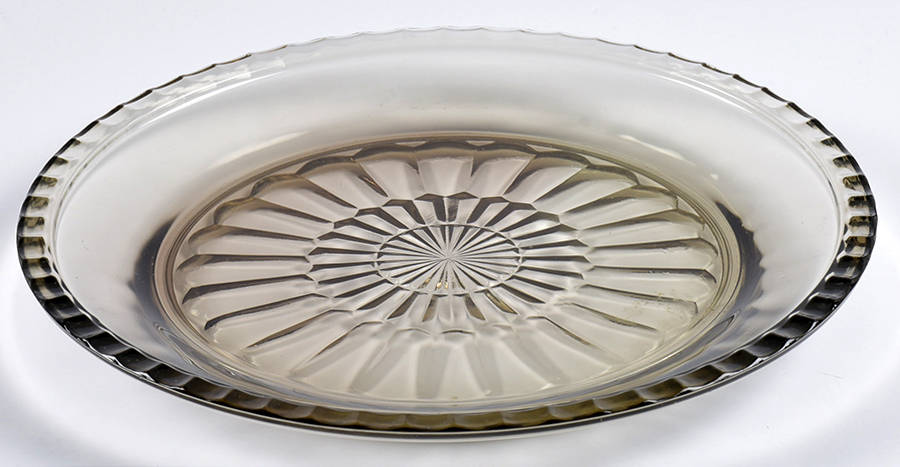 Virginia Smokey Grey Dinner Plate by Fostoria-1