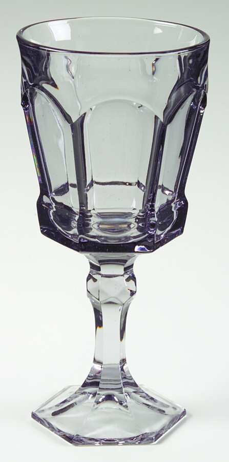 Virginia Smokey Grey Water Goblet by Fostoria-1