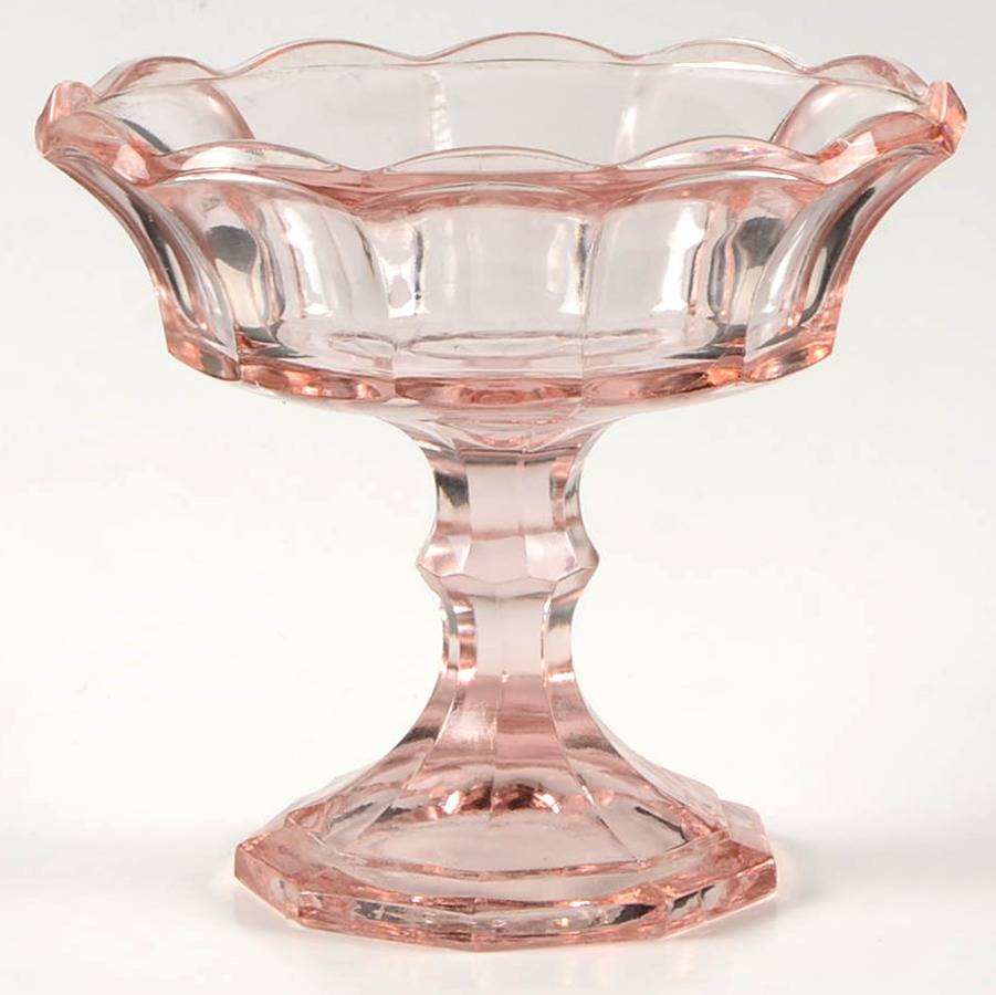 Virginia Pink Compote by Fostoria-1
