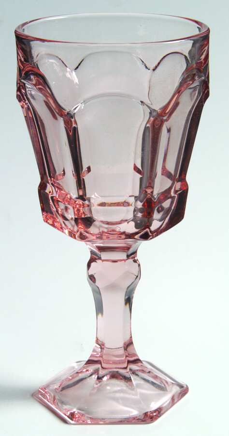 Virginia Pink Water Goblet by Fostoria-1