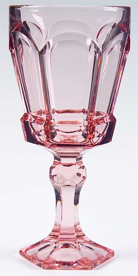 Virginia Pink Wine Glass by Fostoria-1
