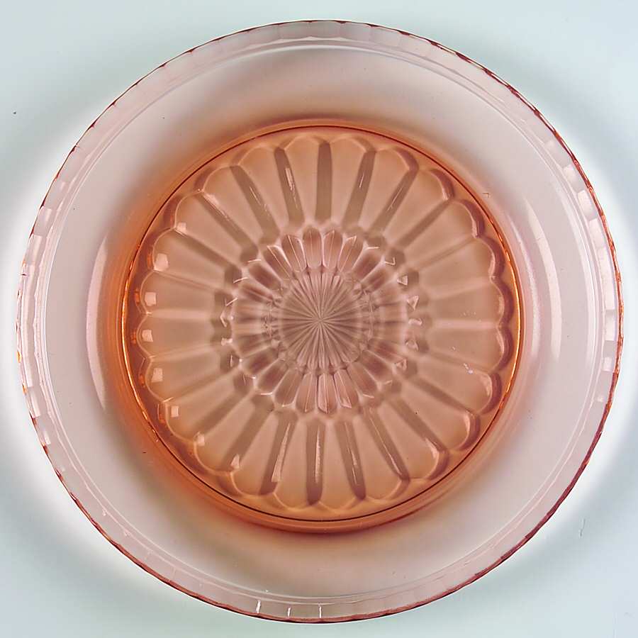Virginia Peach Dinner Plate by Fostoria-1