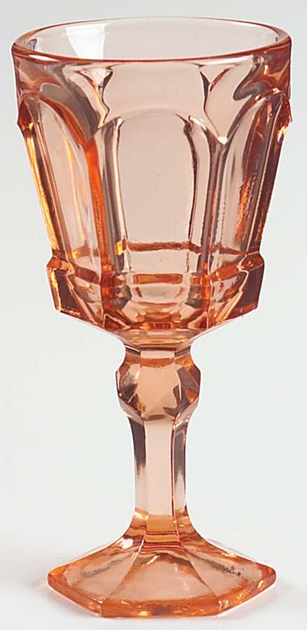 Virginia Peach Wine Glass by Fostoria-1