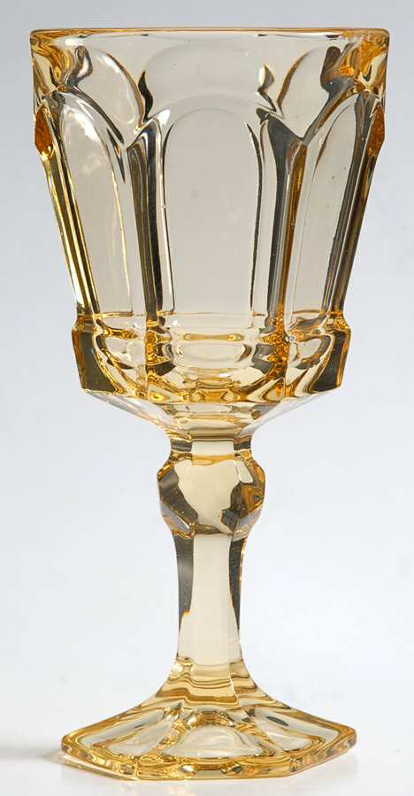 Virginia Yellow Wine Glass by Fostoria-1