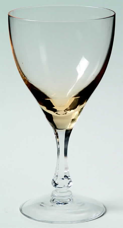 Vogue Gold Tint Wine Glass by Fostoria-1