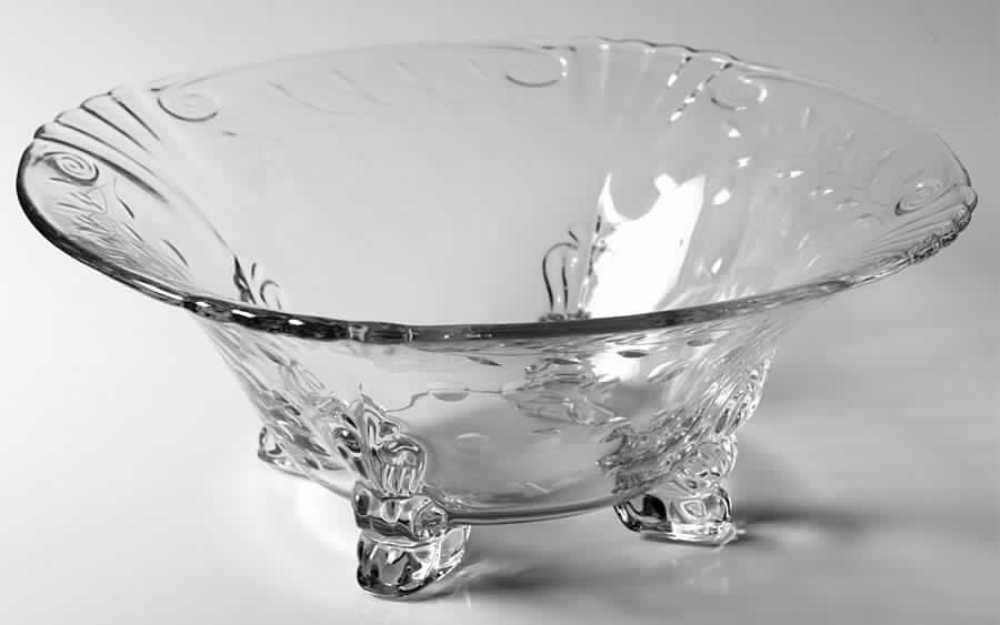 Watercress Four-Toed Bowl by Fostoria-1
