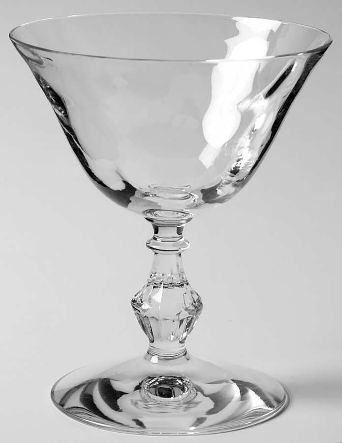 Wavecrest Clear (Stem 6014) Low Sherbet by Fostoria-1