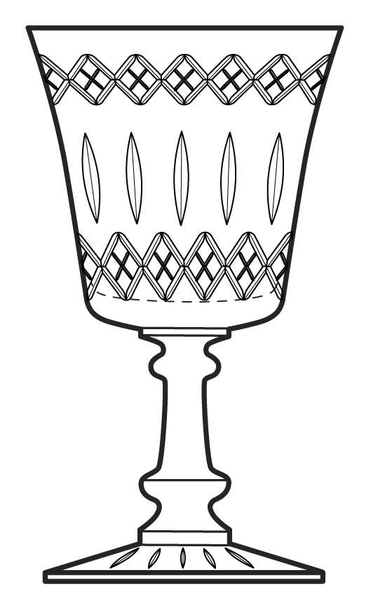 Wentworth Clear Water Goblet by Fostoria-1