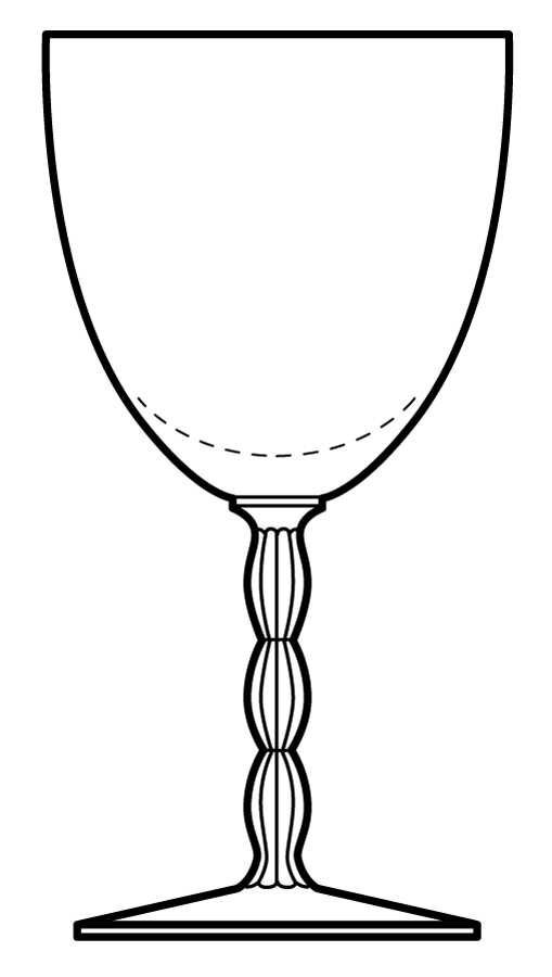 Westchester Clear Water Goblet by Fostoria-1