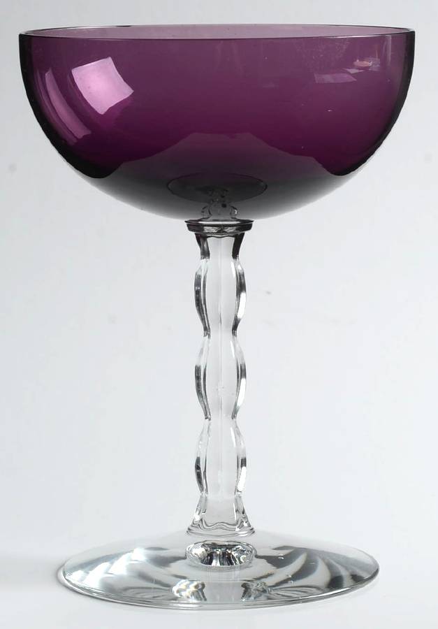 Westchester Amethyst Champagne/Tall Sherbet by Fostoria-1