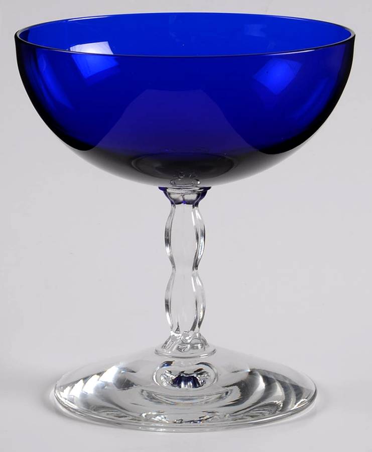 Westchester Cobalt Blue Low Sherbet by Fostoria-1