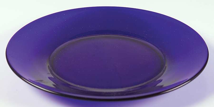 American Lady Cobalt (Stem 5056) Luncheon Plate by Fostoria-1