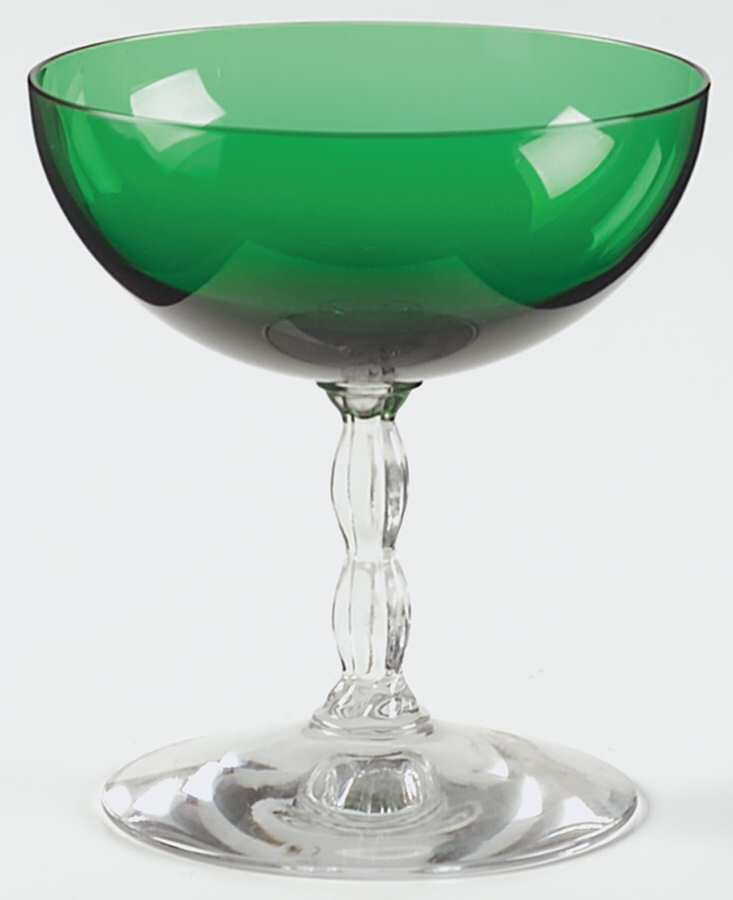 Westchester Green Low Sherbet by Fostoria-1