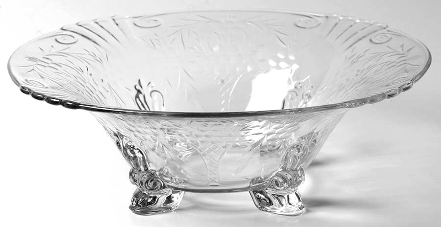 Westminster (Old) 10" 4-Toed Footed Bowl by Fostoria-1