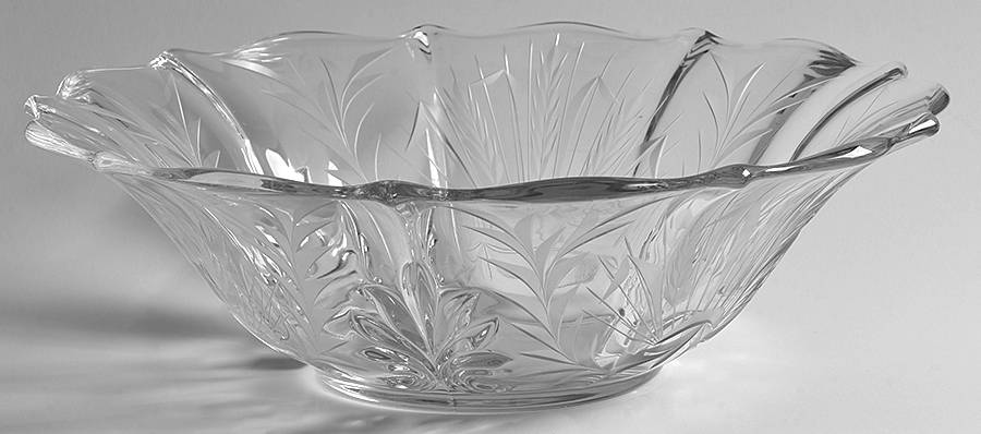 Wheat (Old-Serv Pieces) 11" Flared Bowl (Baroque Shape) by Fostoria-1