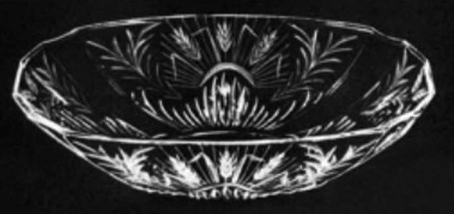 Wheat (Old-Serv Pieces) Oval Flame Bowl by Fostoria-1
