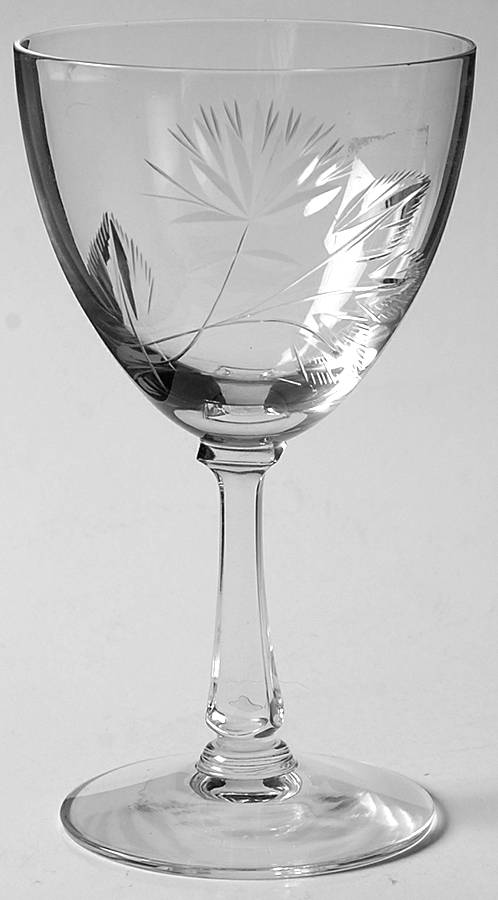 Wildwood Clear (Cut) Wine Glass by Fostoria-1