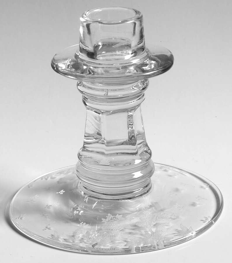 Willow Single Light Candlestick by Fostoria-1