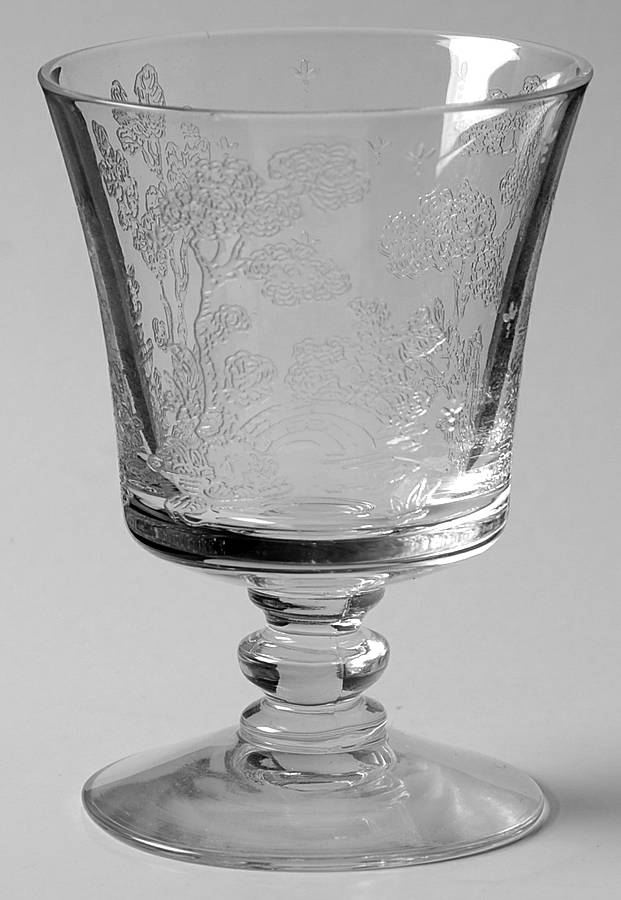 Willow Oyster or Fruit Cocktail by Fostoria-1