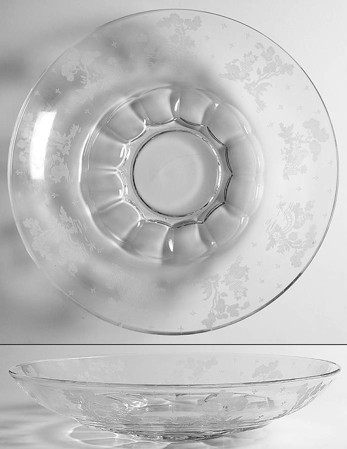 Willow Large Fruit Bowl by Fostoria-1