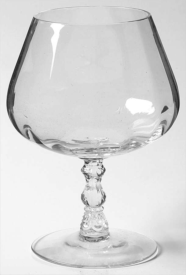 Wilma Clear Brandy Glass by Fostoria-1
