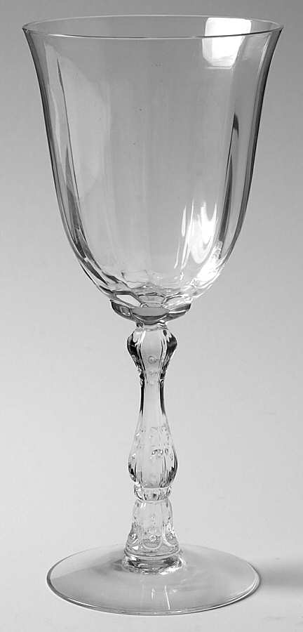 Wilma Clear Water Goblet by Fostoria-1