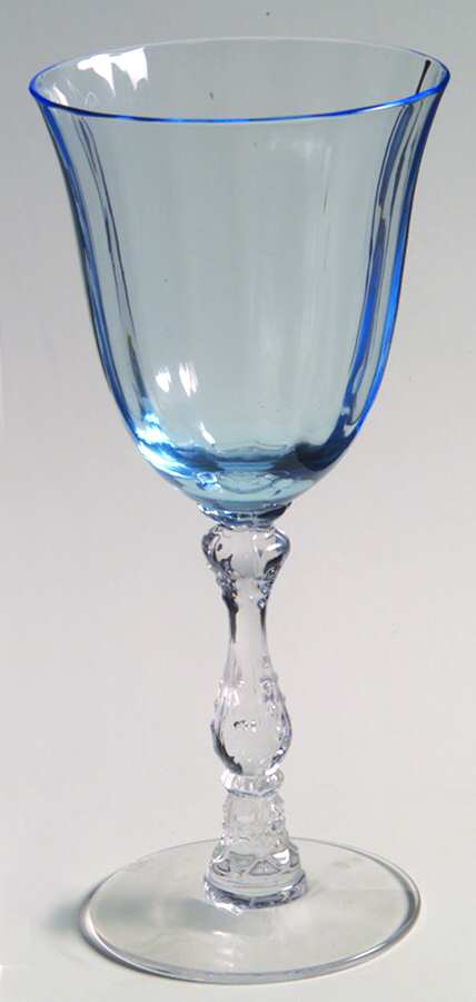 Wilma Blue Claret Wine by Fostoria-1