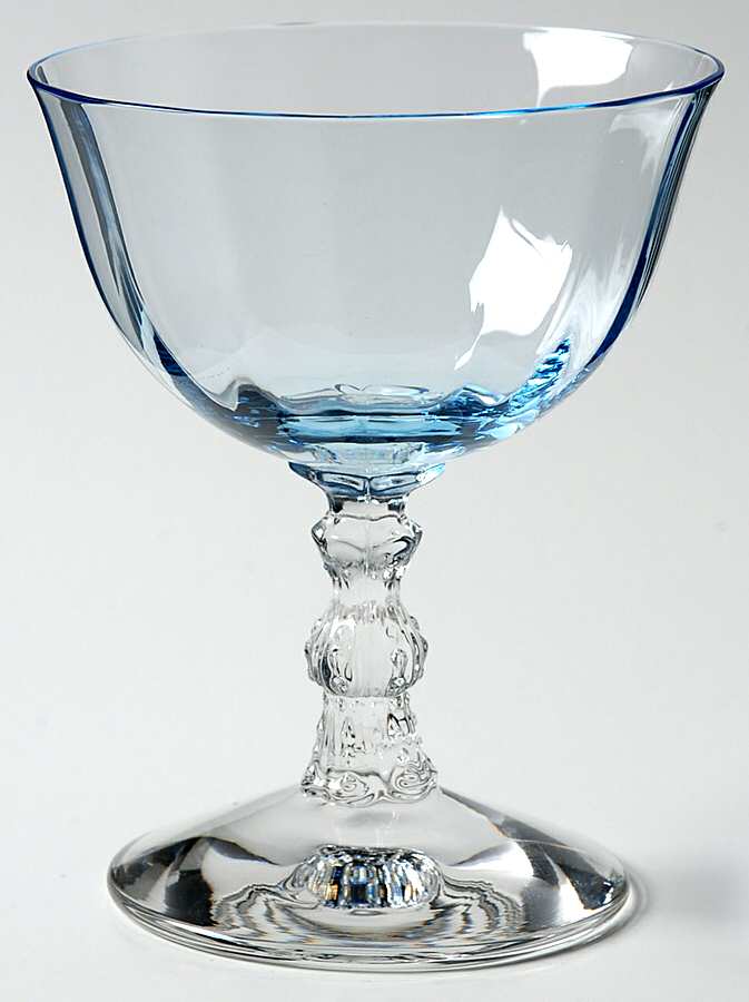 Wilma Blue Low Sherbet by Fostoria-1