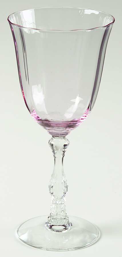 Wilma Pink Claret Wine by Fostoria-1
