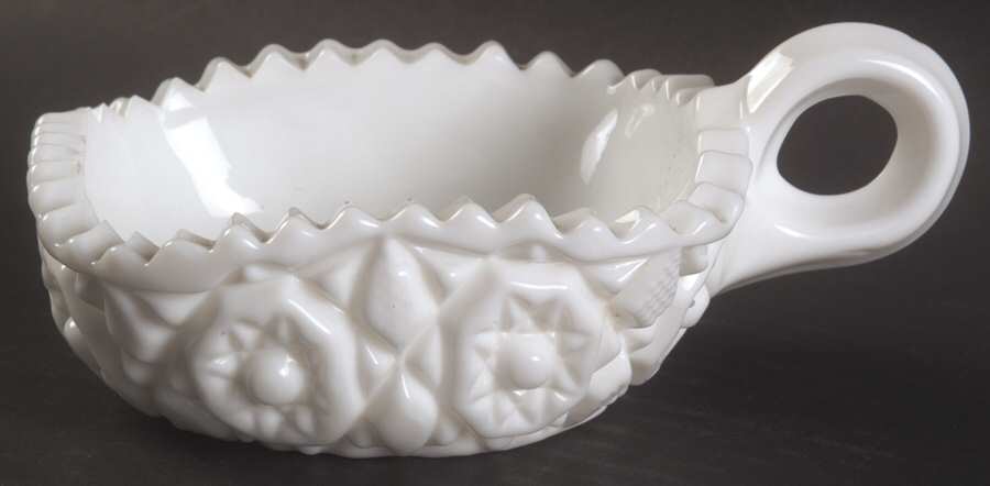 Winburn Milkglass Square Nappy by Fostoria-1