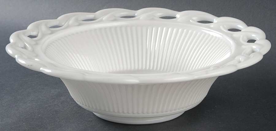Wistar Milkglass 10" Flared Bowl by Fostoria-1
