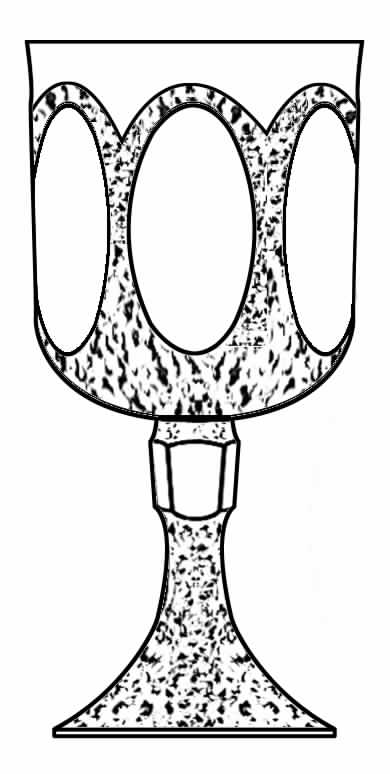 Woodland Clear Water Goblet by Fostoria-1