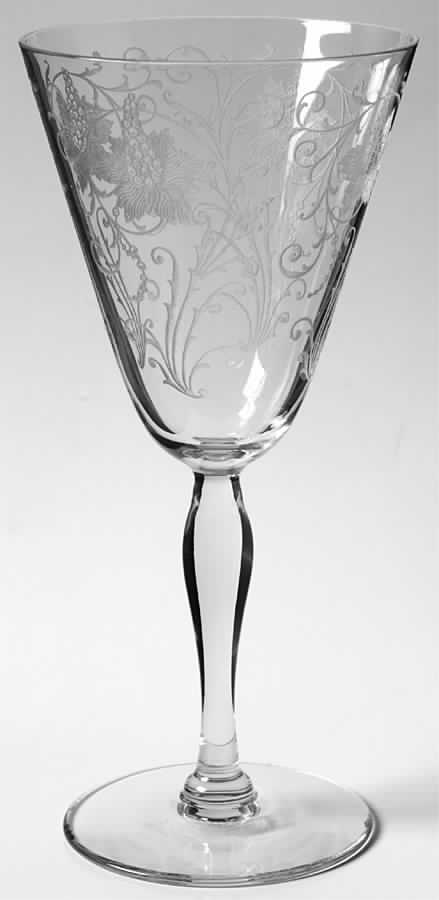 Woodland Water Goblet by Fostoria-1