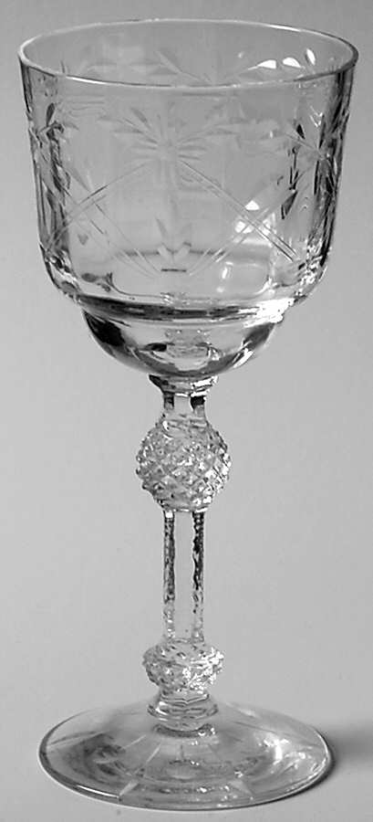 York (Stem 6007, Cut 709) Claret Wine by Fostoria-1