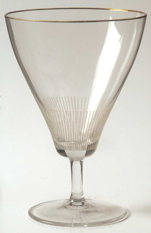 Athena Clear Water Goblet by Franconia-1