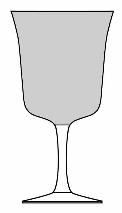 Carillon Smoke Water Goblet by Franconia-1