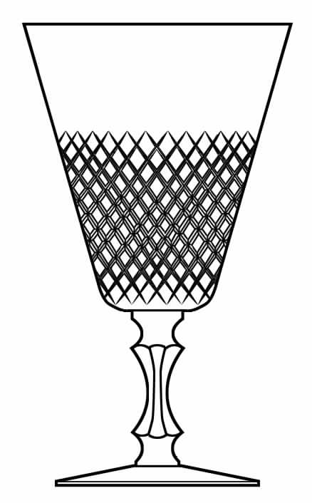 Elite Water Goblet by Franconia-1