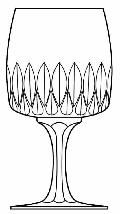 Manila Water Goblet by Franconia-1