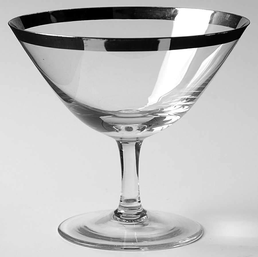 Silver Crown Champagne/Tall Sherbet by Franconia-1